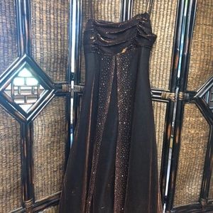 Copper formal gown